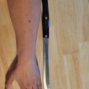 Cutco Black Handled Serrated Knife